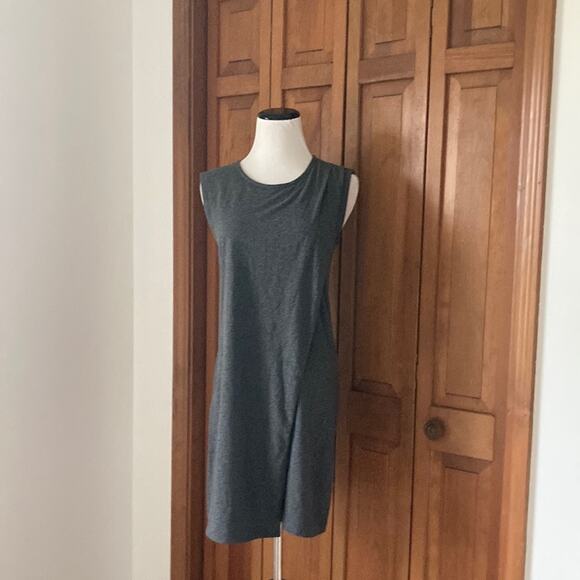 J. Crew Grey Stretch Pullover Mini Dress, Size XXS - Picture 1 of 10